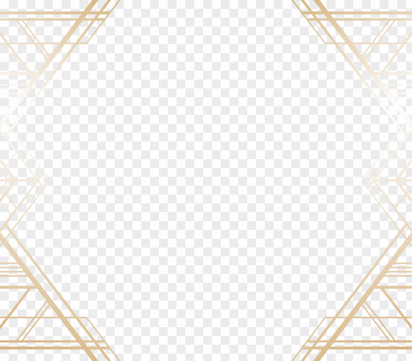 Vector Painted Gold Frame Shading Euclidean Line PNG