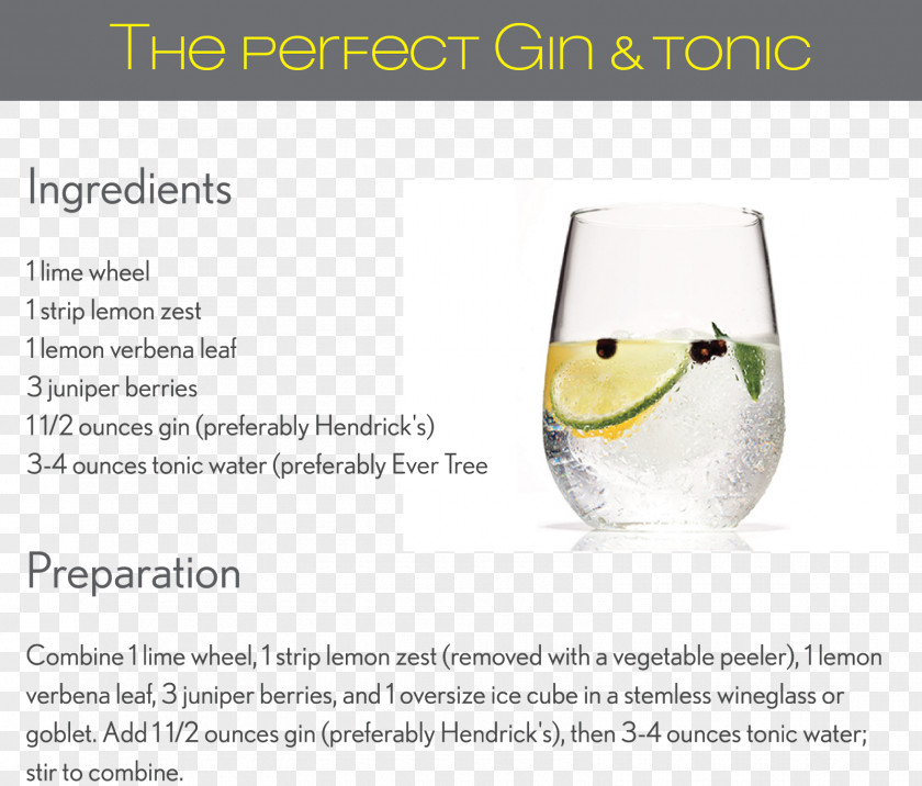When Life Gives You Lemons Make Lemonade Tonic Water Hendrick's Gin Brand Juniper Berry PNG