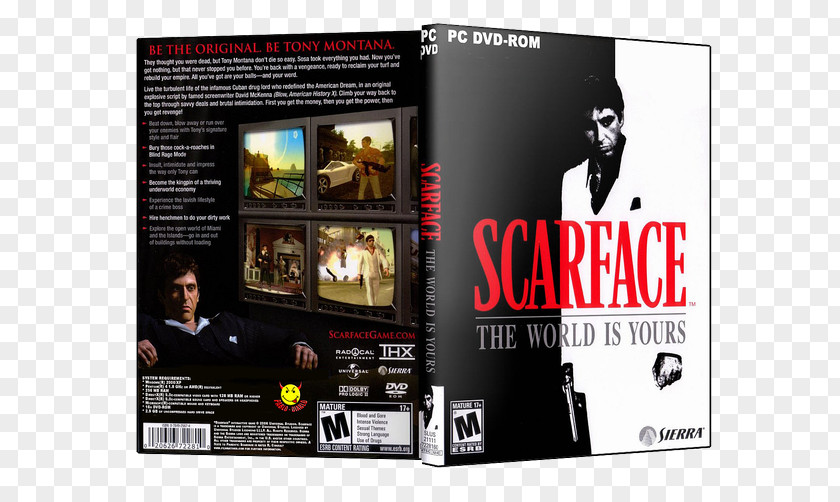 Xbox Scarface: The World Is Yours PlayStation 2 Video Games 3 PNG