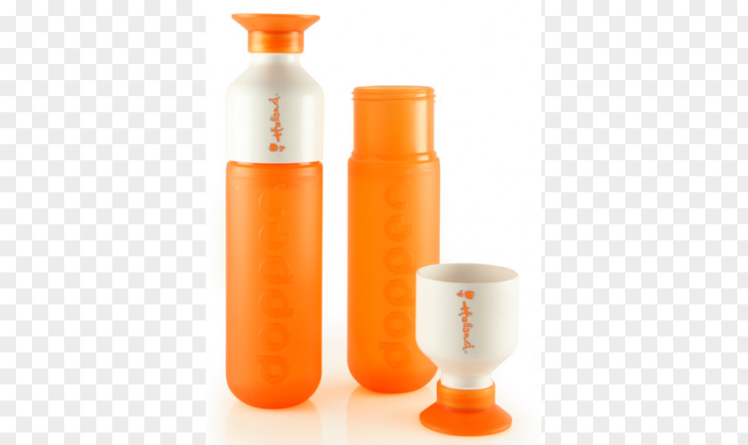 Bottle Dopper Orange Red Blue PNG