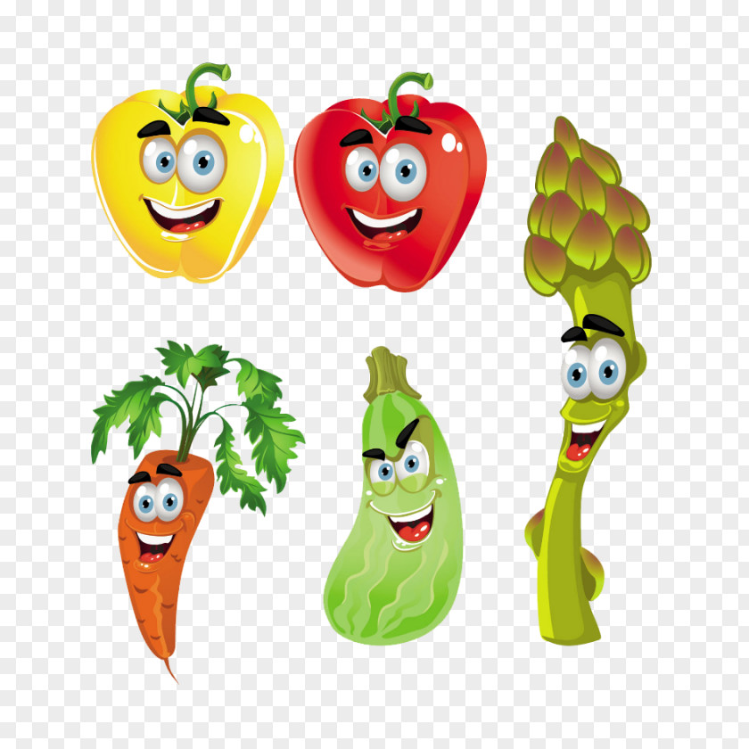 Hand Drawn Fruits And Vegetables Vegetable Cartoon Fruit Clip Art PNG