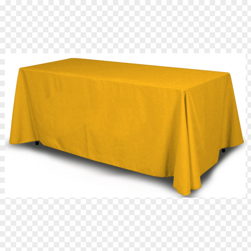 IT Trade Fair Poster Tablecloth Yellow Textile Linens PNG