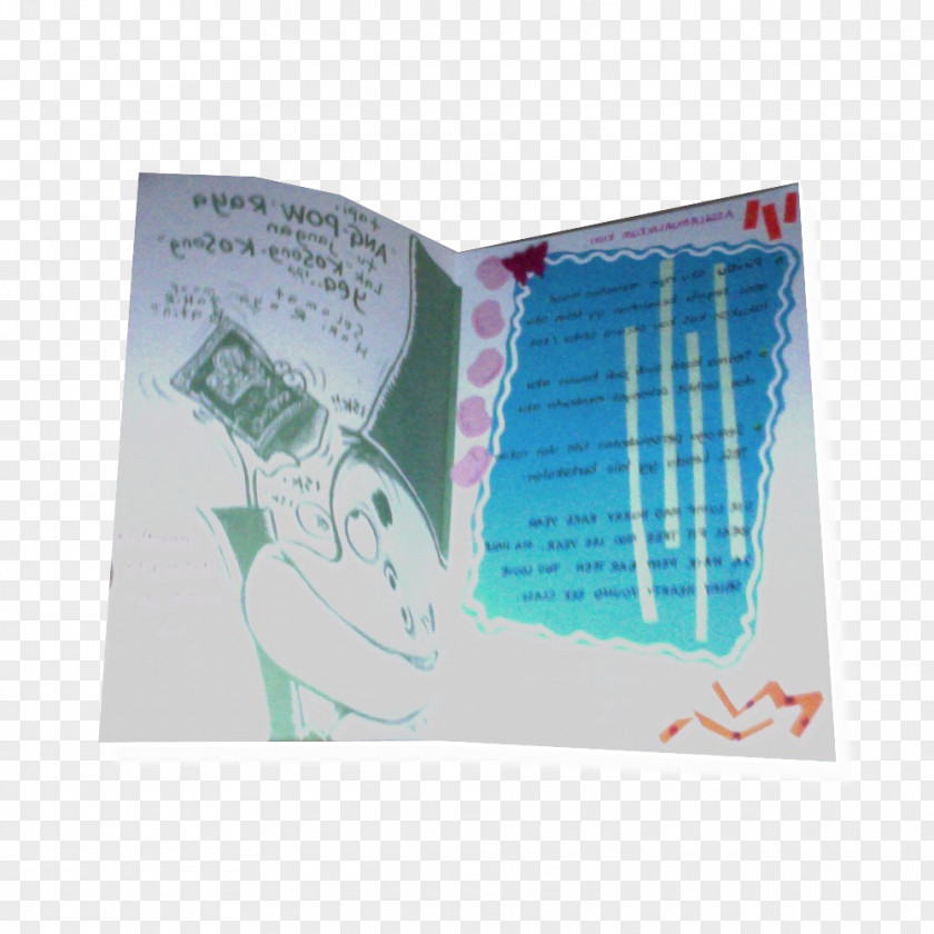 Kad Raya Paper Font PNG