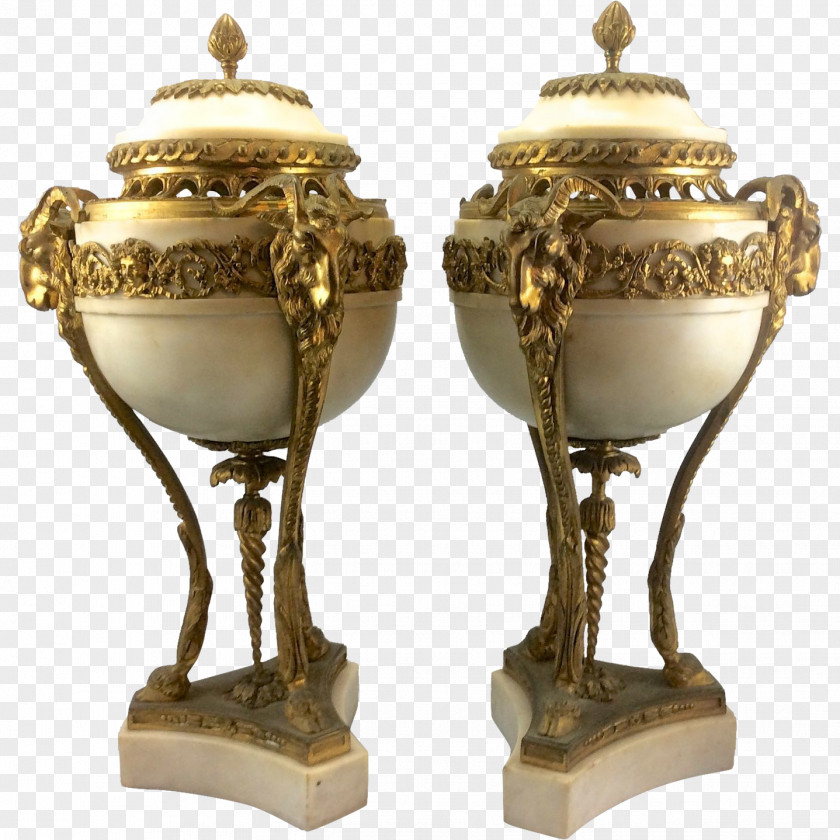 Ormolu Bronze Cassolette Gilding Brûle-Parfum PNG