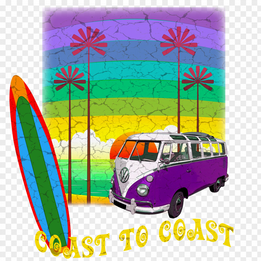 T-shirt Sticker Surfing Car La Ballito 303 PNG