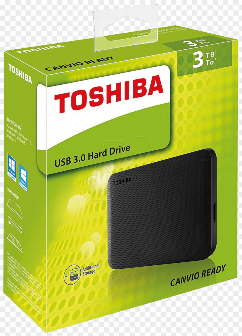 USB Toshiba Canvio Ready External Hard Drive 3.0 2.5