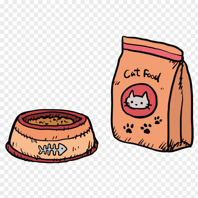 Vector Pet Cat Food Dog Cartoon PNG