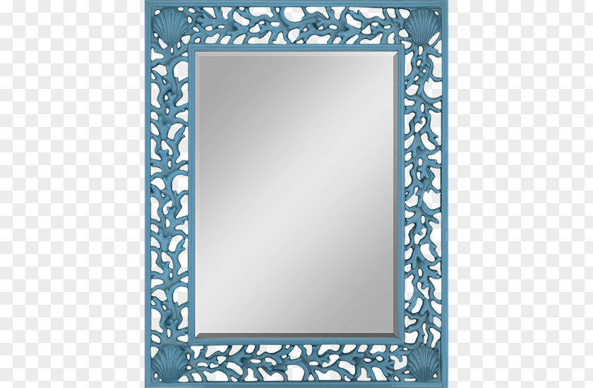 Blue Splash Mirror Rectangle Light Picture Frames PNG