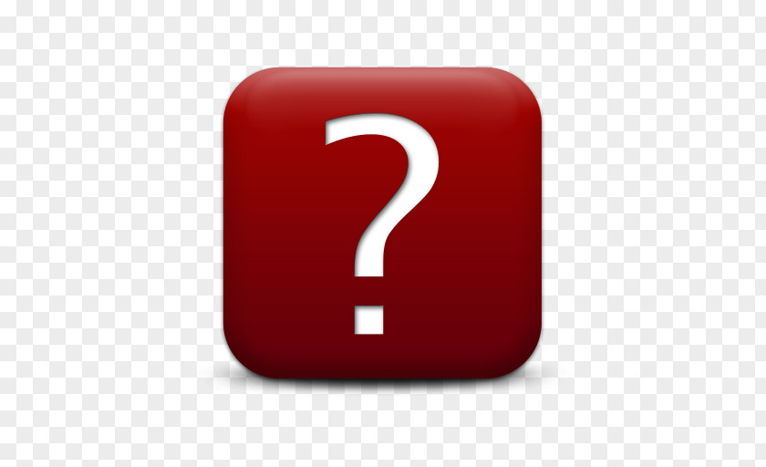 Dark Red Question Mark Icon Clip Art PNG