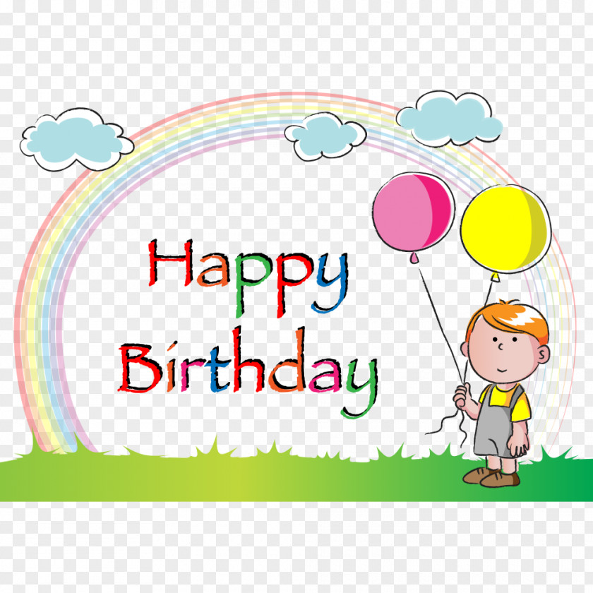 Happy Birthday Cake Greeting Card To You PNG
