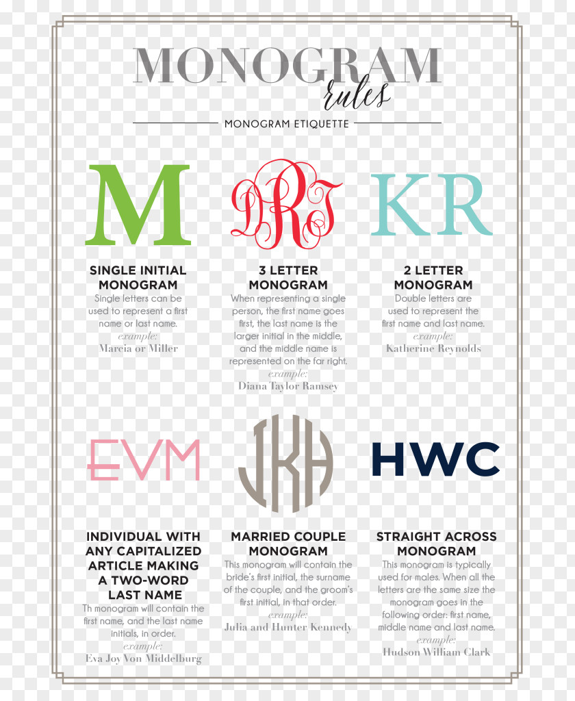 Monogram Initial Embroidery Letter Font PNG