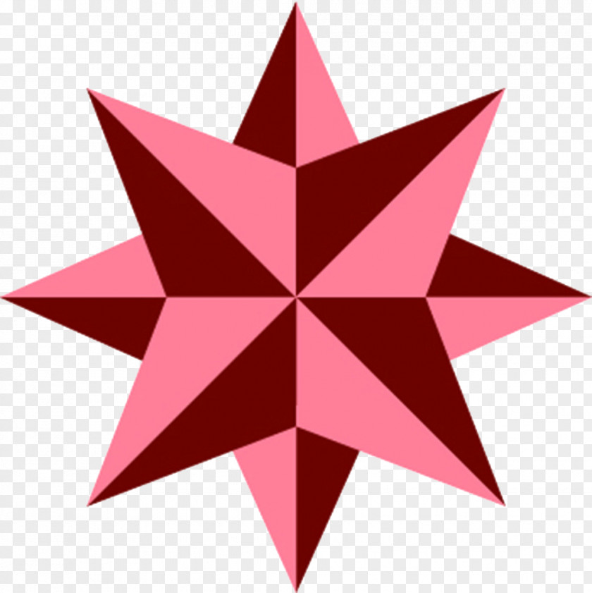 Red Star Euclidean Vector Three-dimensional Space PNG