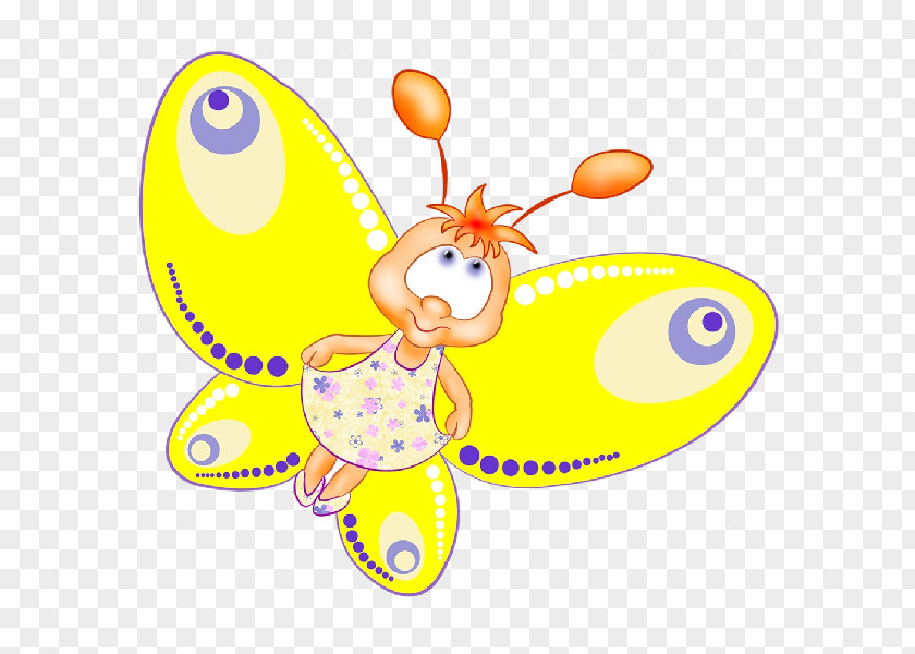 Butterfly Humour Clip Art PNG