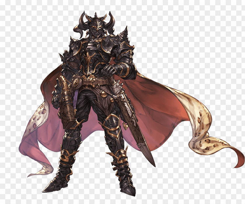 Knight Granblue Fantasy Black Character PNG