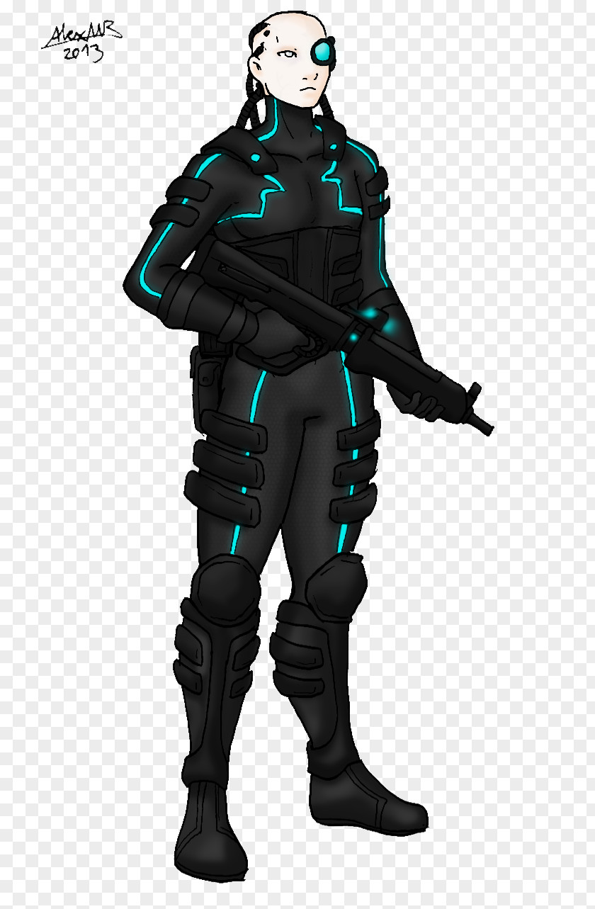 NEBULOSA Costume Design Mercenary Figurine Character PNG