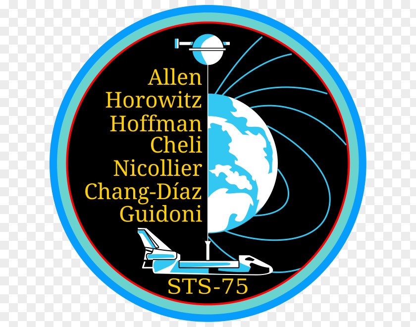 Space Shuttle Orbiter STS-75 Program STS-71 Mission Patch Columbia PNG