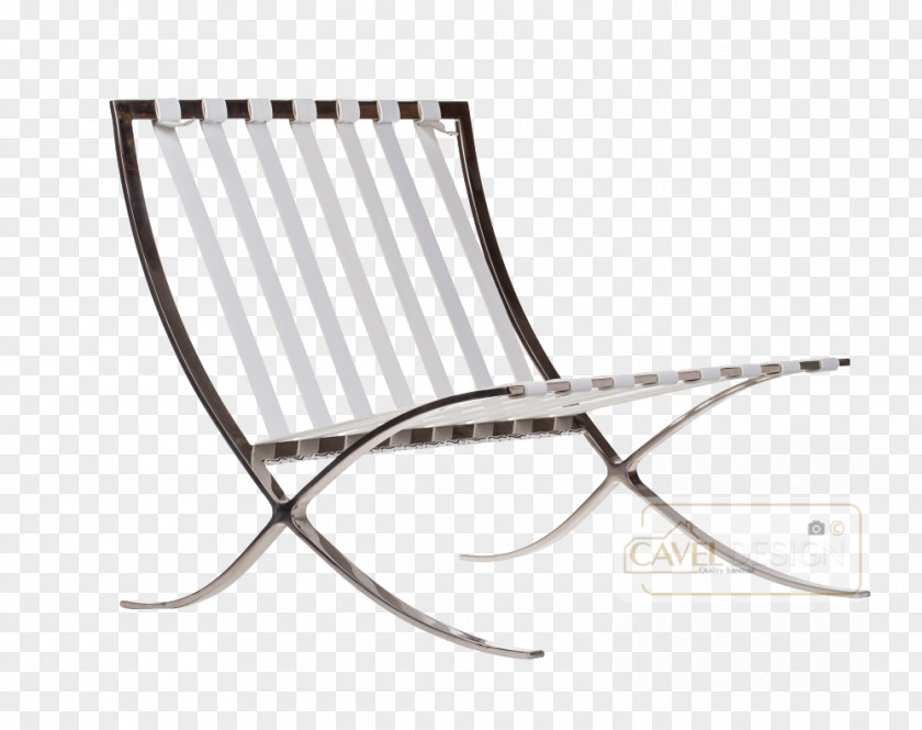 Barcelona Chair Line Garden Furniture PNG