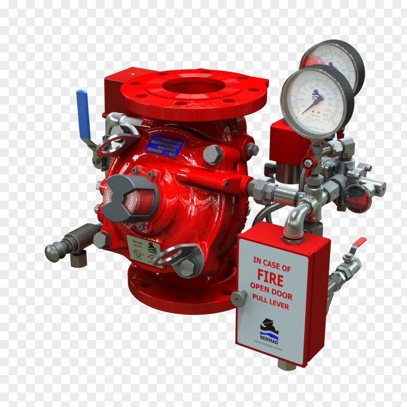 Deluge Valve Pump Hydraulics Hydraulic Machinery Fire Protection PNG