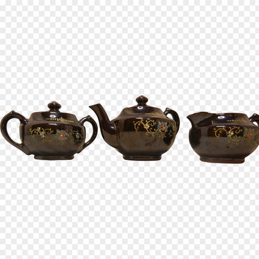 Hand Painted Teapot Metal Kettle Tennessee PNG