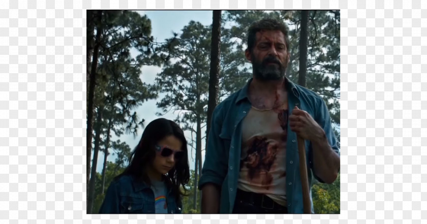 Hugh Jackman Wolverine X-23 Professor X X-Men Old Man Logan PNG