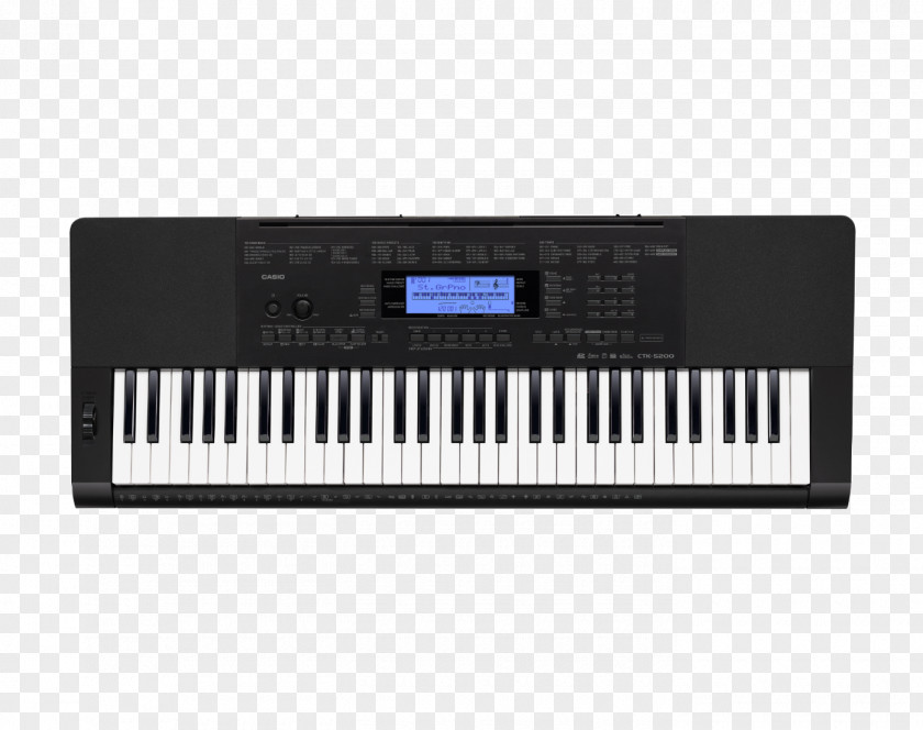 Key Casio CTK-4200 Electronic Keyboard Sound Synthesizers Musical PNG