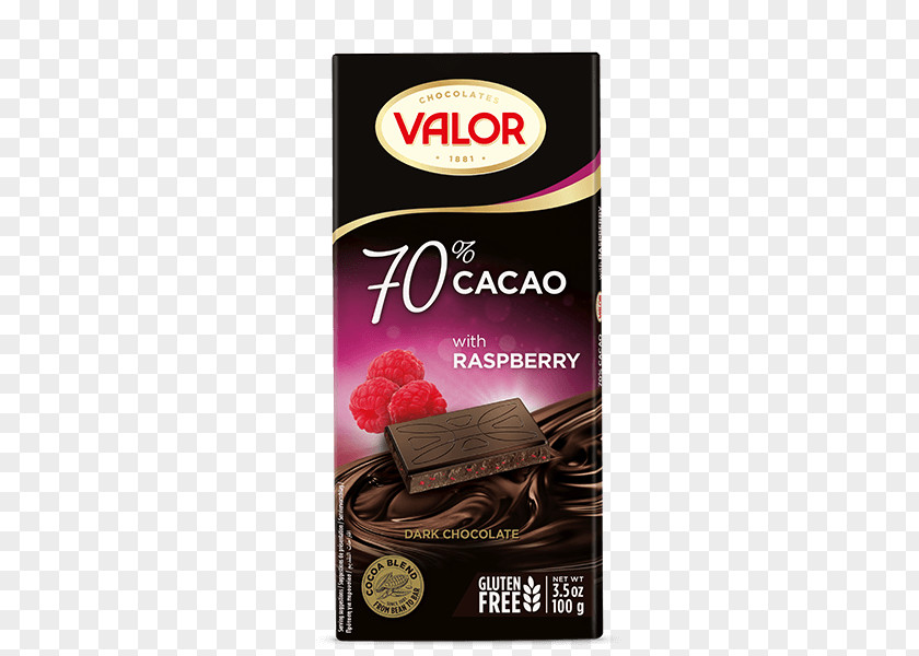 Raspberry Dark Chocolate Desserts Bar Truffle Chocolates Valor, S.A. PNG