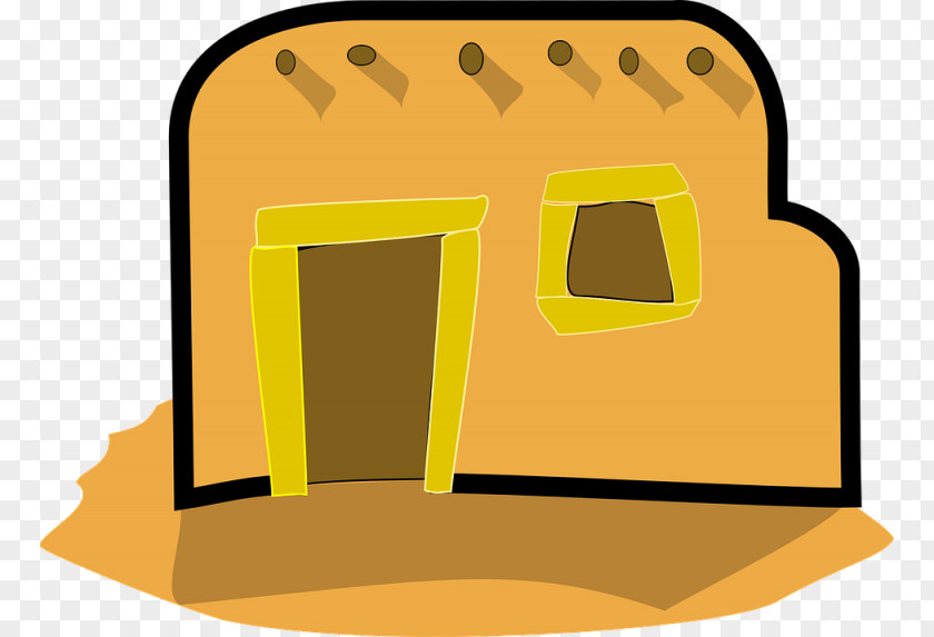 Adobe House Building Clip Art PNG