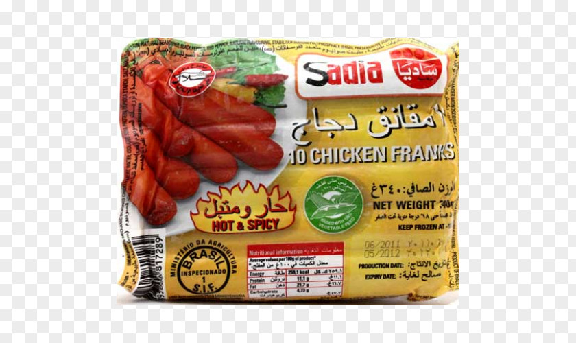 Chicken As Food Hot Dog Sadia PNG