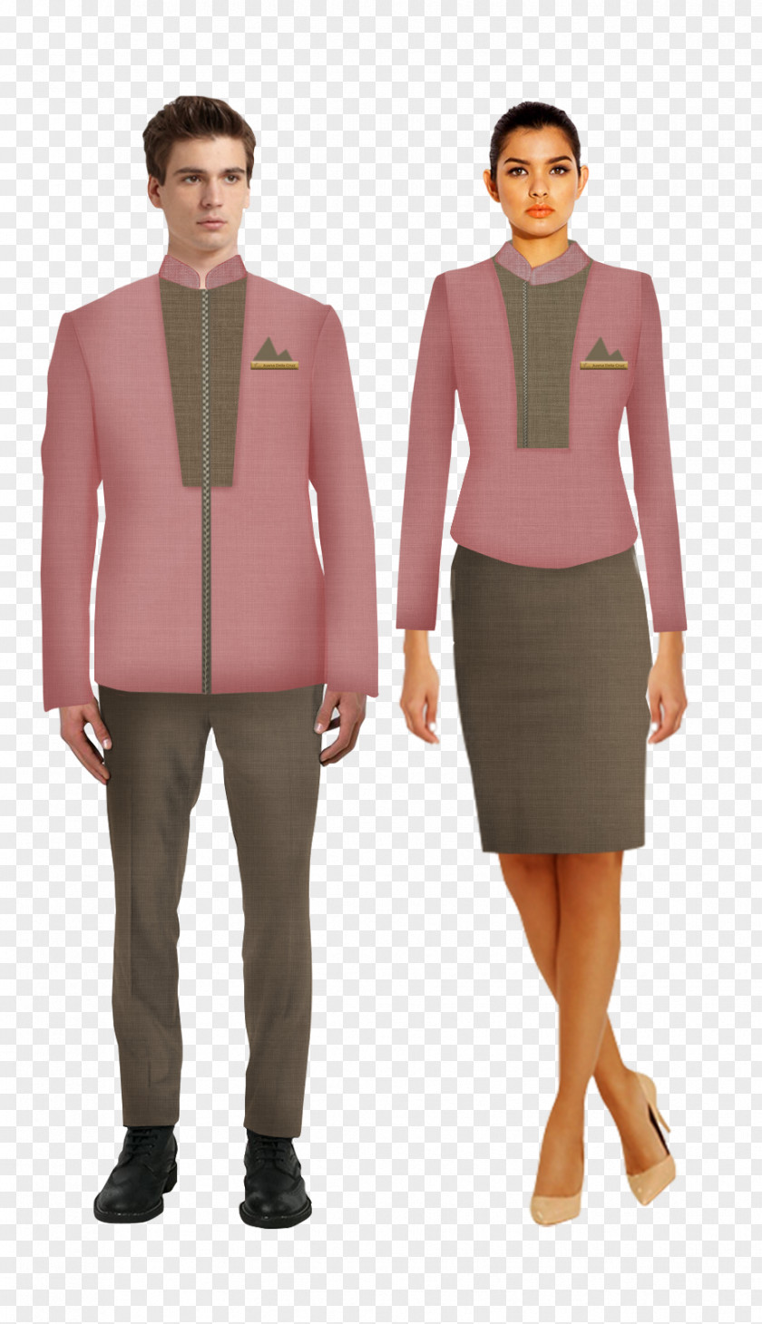 Waiter Uniform Front Office Clothing Receptionist PNG