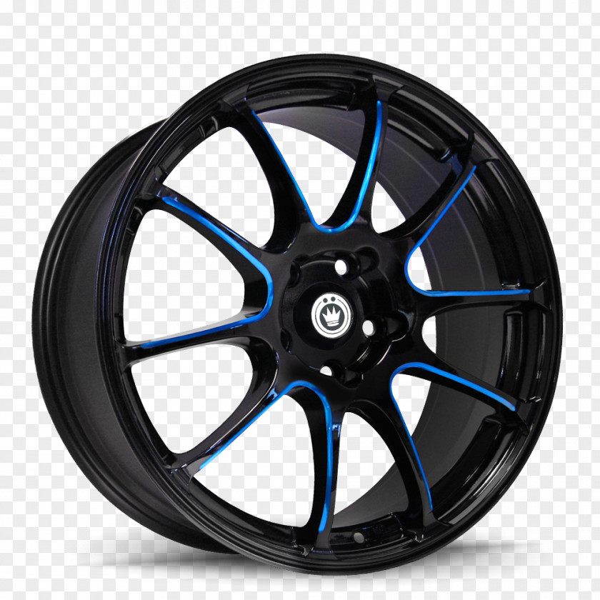 Car Konig IL Illusion Black Pneu 337 Rim Wheel PNG