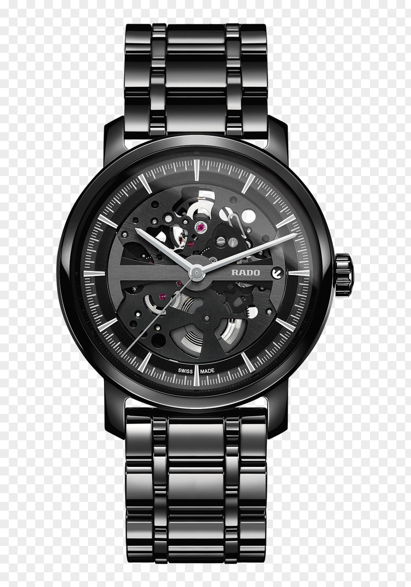 Dial Rado Automatic Watch Movement Skeleton PNG