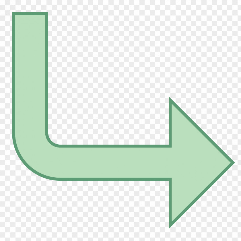 Excel Icon Line Angle Green PNG