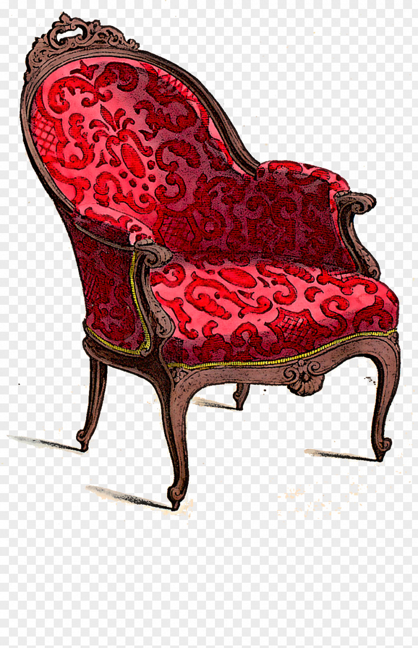 Furniture Chair Red Plant Classic PNG