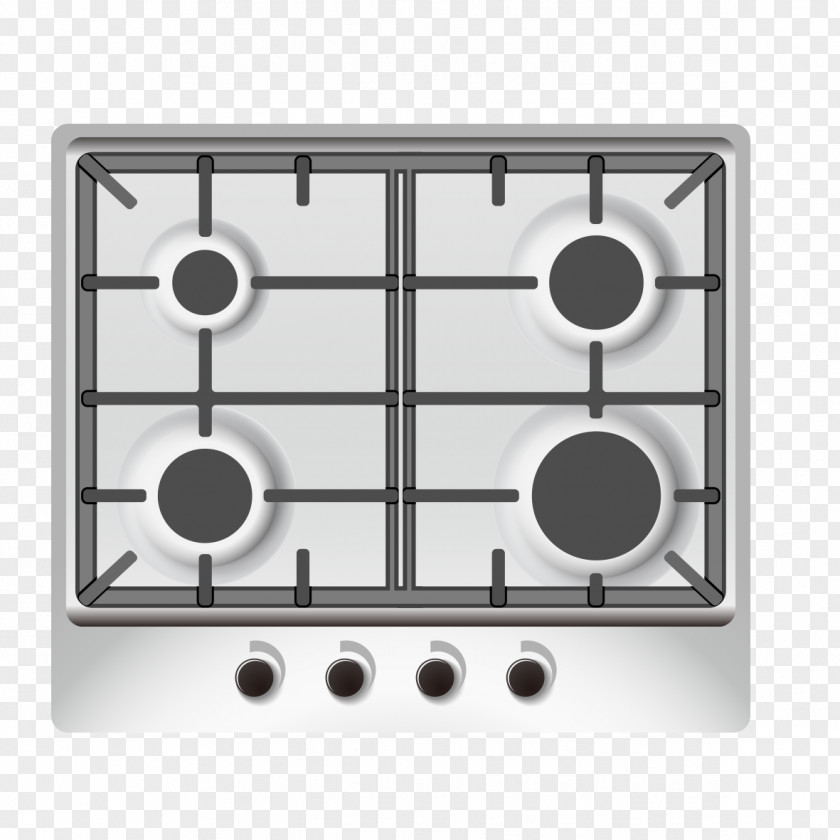 Gas Stove Black And White Image Home Appliance Kitchen Icon PNG