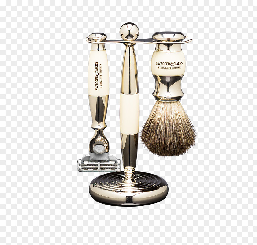 Gillette Mach3 Shave Brush Swagger & Jacks Gentlemen's Grooming Razor Shaving PNG