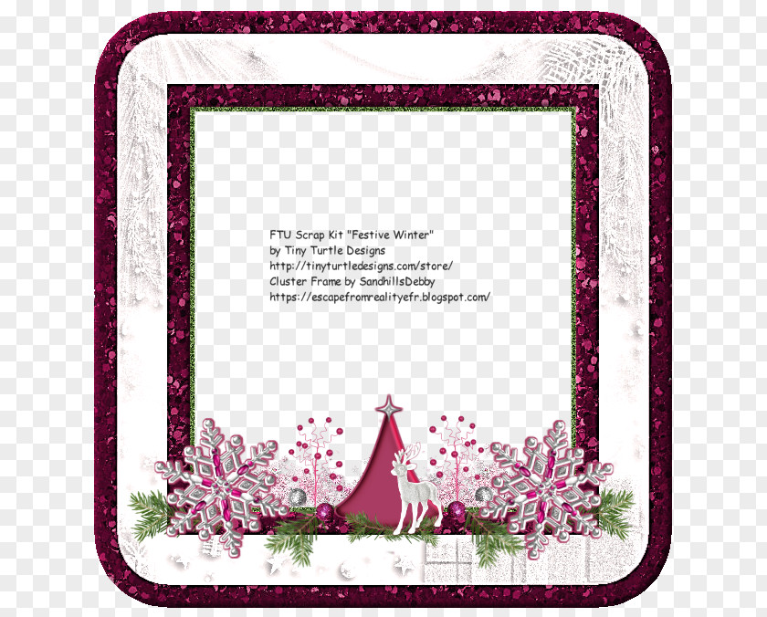 Toy Frame Picture Frames Autumn Winter December Pattern PNG