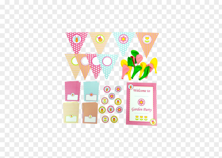 Decor Pack Paper Line Party Font PNG