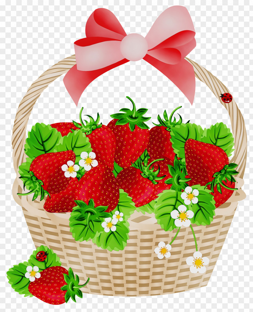 Dessert Basket Strawberry Shortcake Cartoon PNG