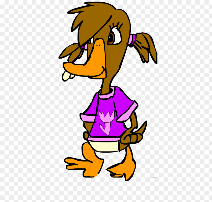 Duck Abby Mallard Fan Art Drawing PNG