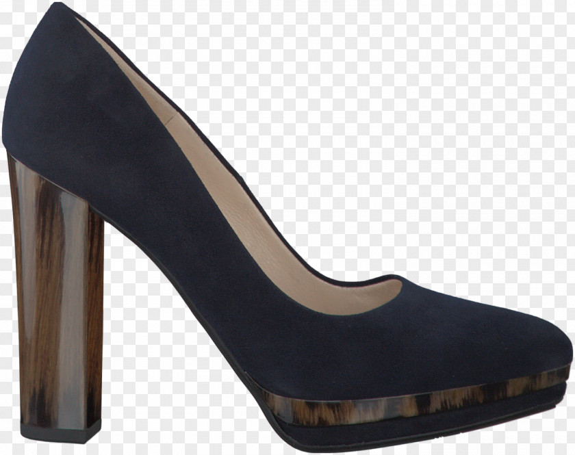 High Heels Court Shoe Leather Blue Flip-flops PNG