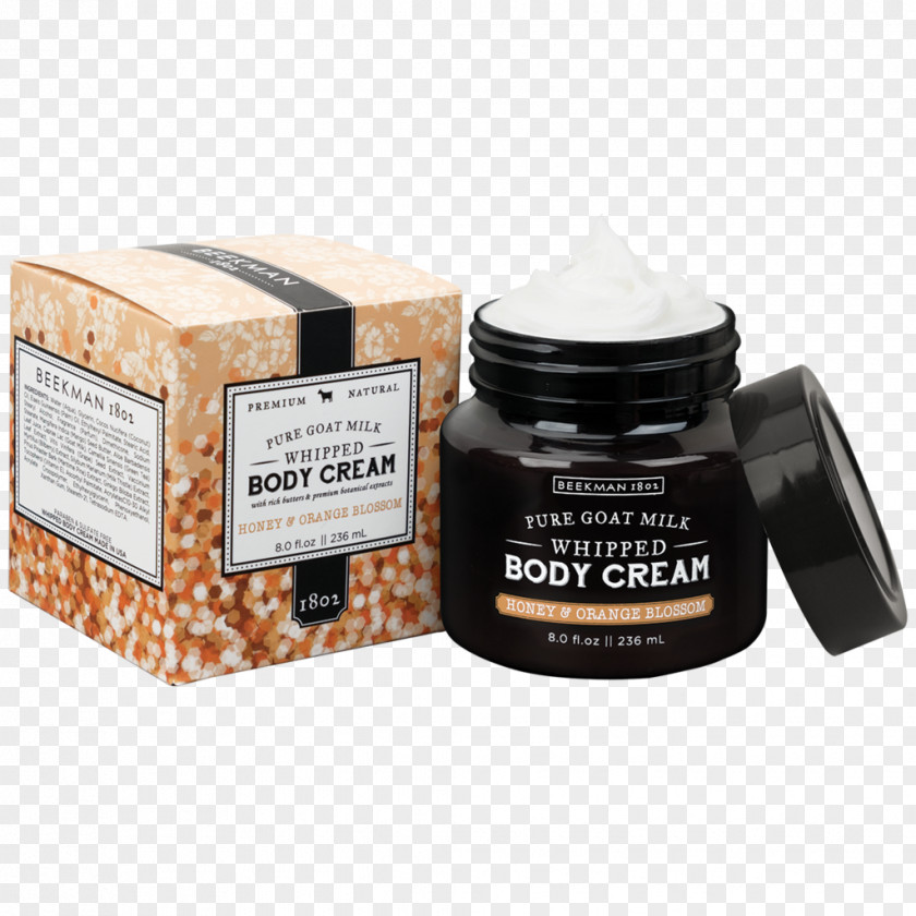 Milk Cream Goat Lotion PNG