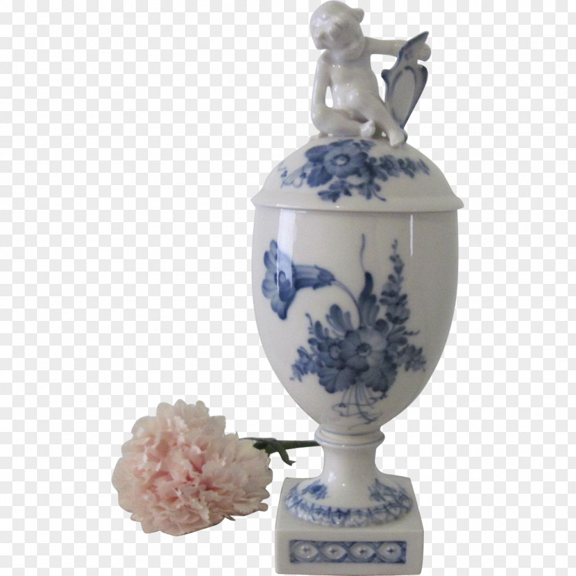 Porcelain Blue And White Pottery Vase Cobalt PNG
