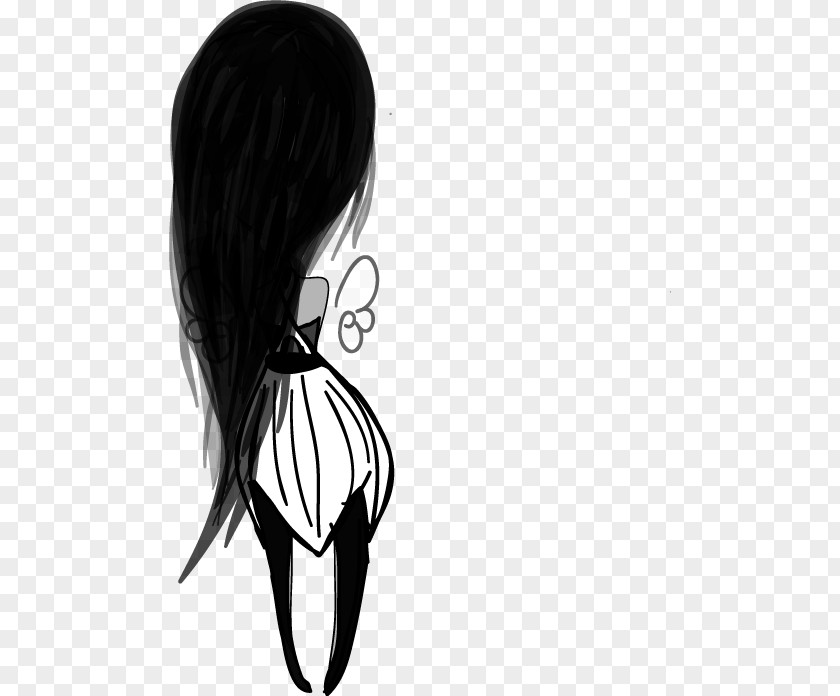 Ear Black Hair Coloring Drawing PNG