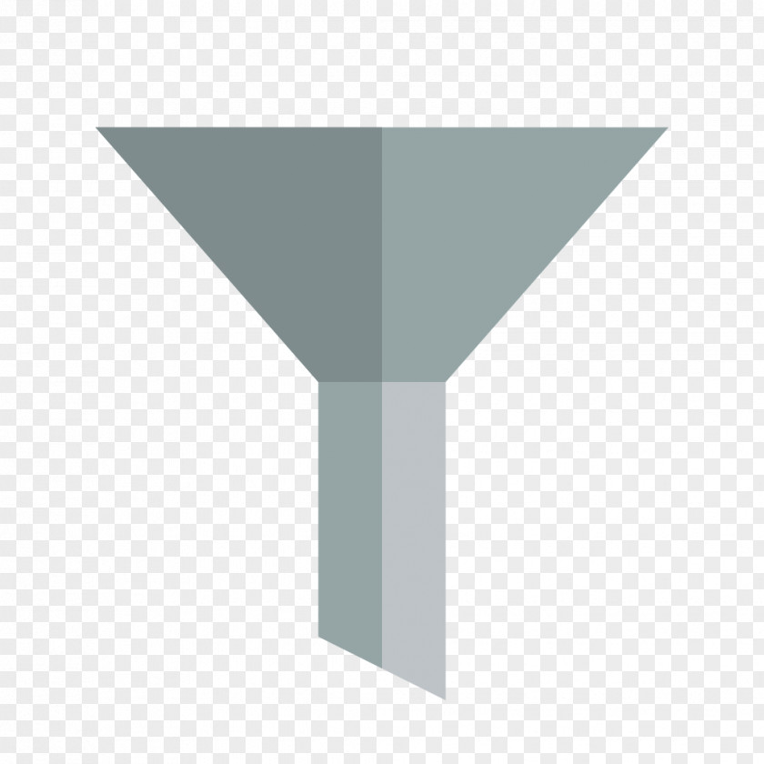 Funnel Triangle Glass Line PNG