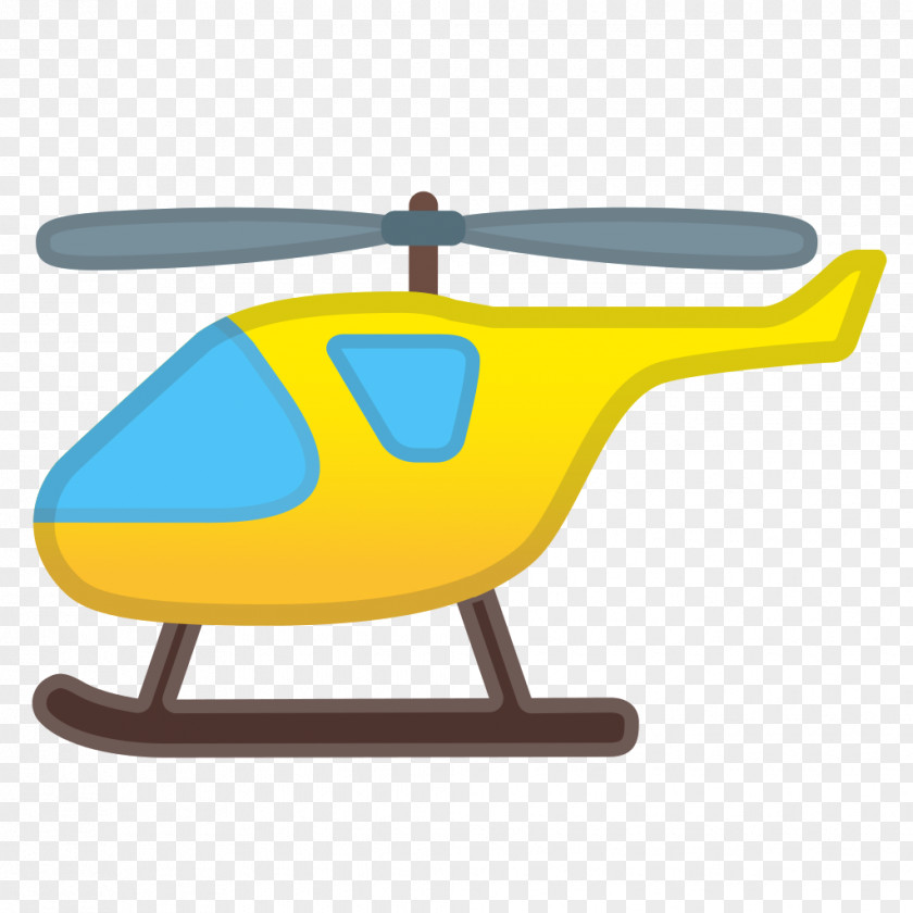 Helicopter Rotor Airplane Emoji PNG