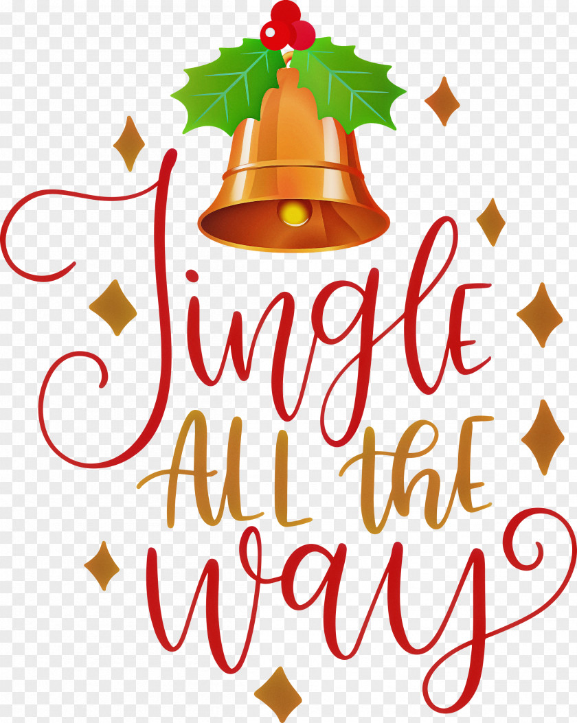 Jingle All The Way Christmas PNG