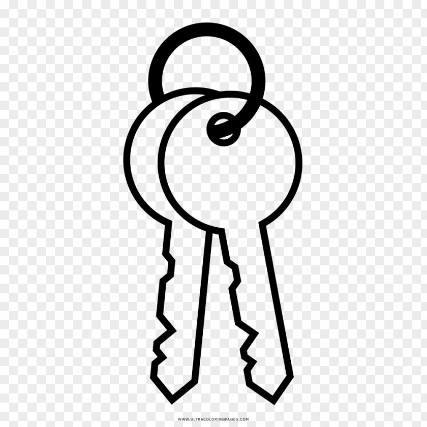 Key Coloring Book Drawing Paint PNG