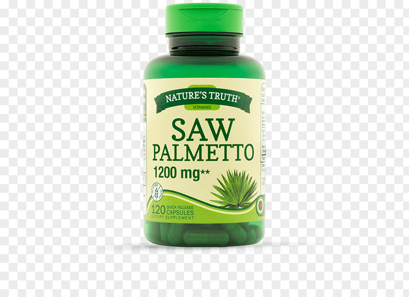 Saw Palmetto Capsule Dietary Supplement Vitamin Extract Tablet PNG