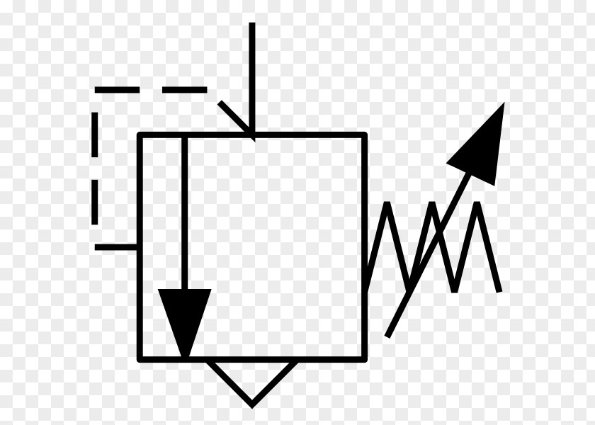 Symbol Relief Valve Pressure Regulator Control Valves Piping And Instrumentation Diagram PNG