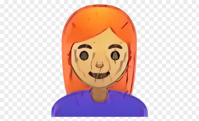 Animation Smile Woman Face PNG
